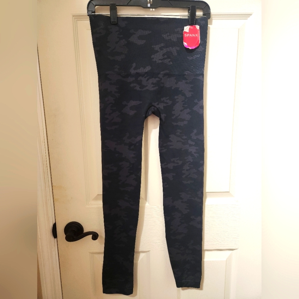 SPANX Black Camo Leggings